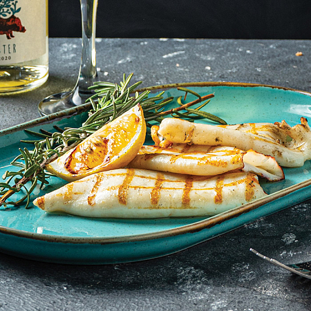 Северный кальмар с прованскими травам