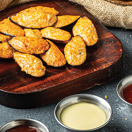 Мидии запечённые