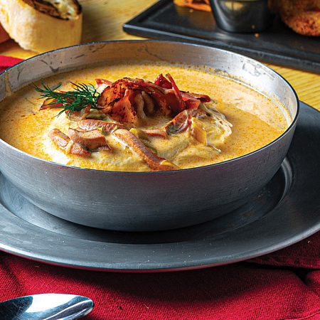 Баварский сырный суп